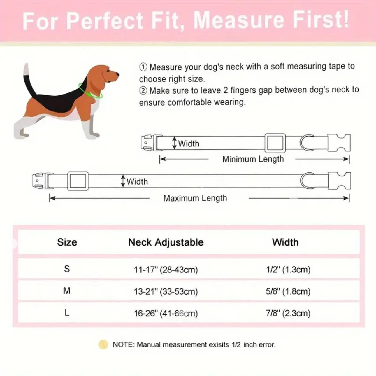 Hot Pink Floral with Leaves Collar