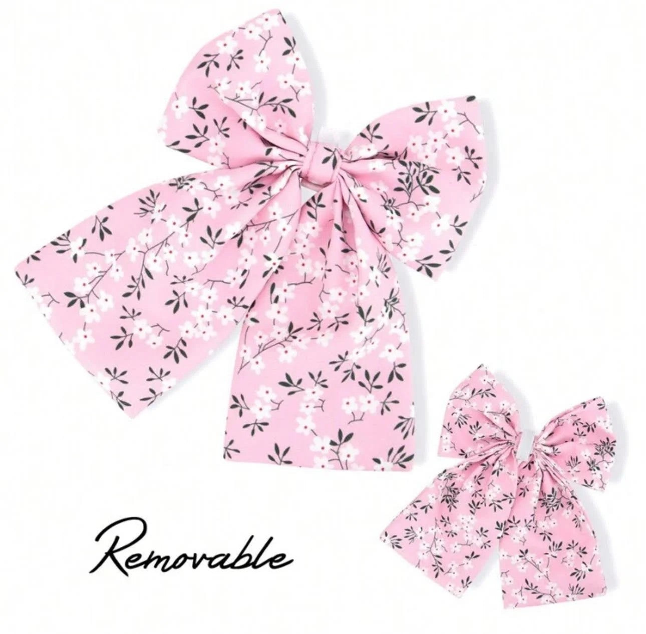Pink Bow Collar