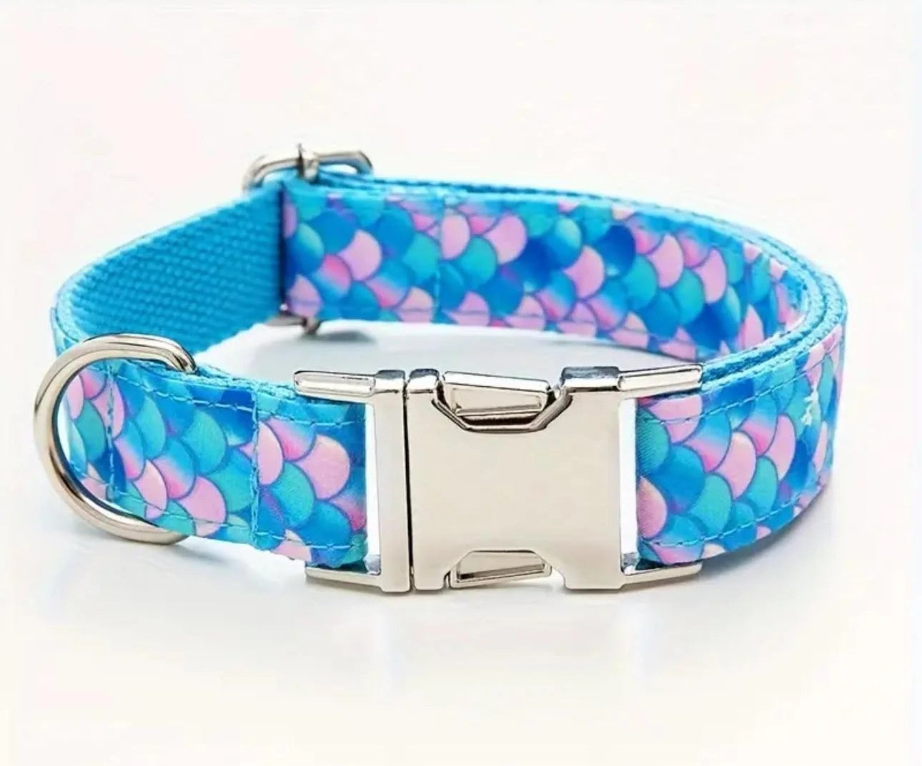 Ocean Dreams Mermaid Bow Collar and Leash