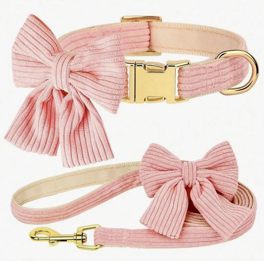 Bubblegum Bliss  Collar and Leash Set
