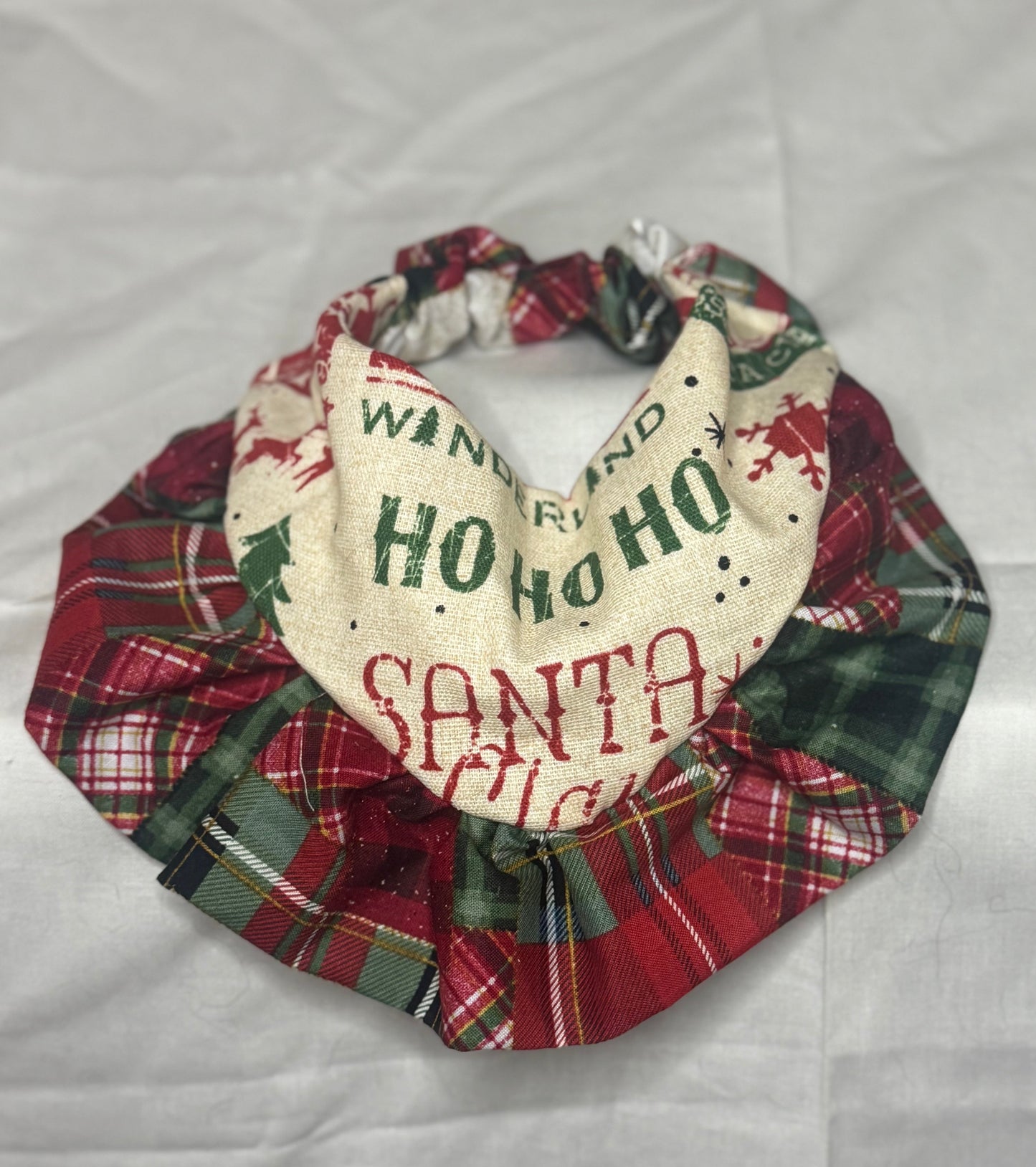 Santa Express Ruffle Bandana