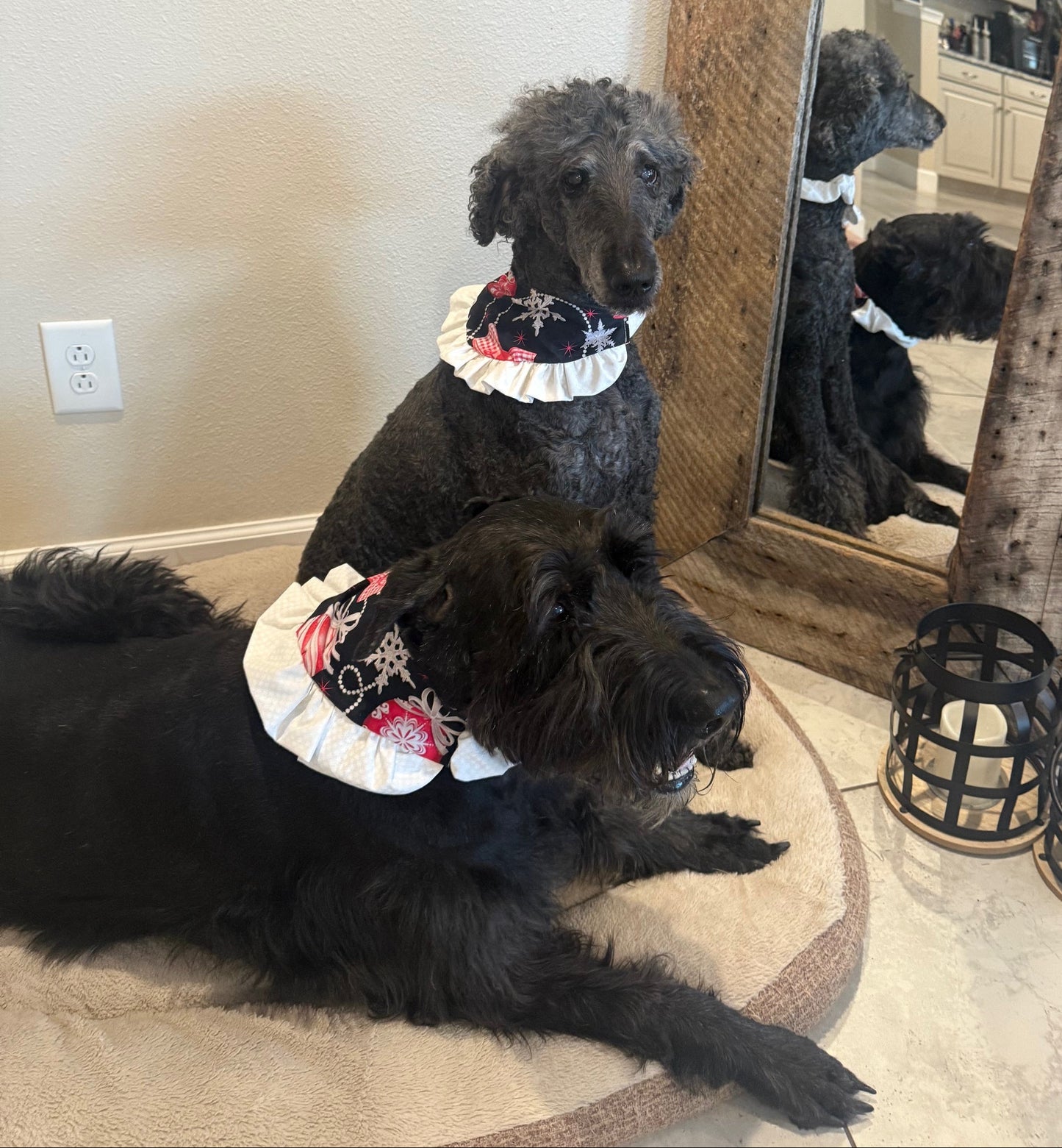 Merry & Bright Ruffle Bandana