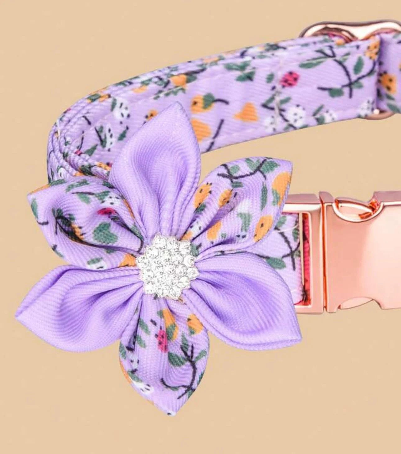 Lavendar Bloom Collar