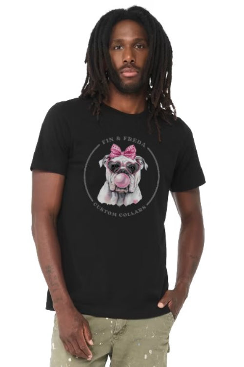 Black or Pink Fin & Freda Shirt